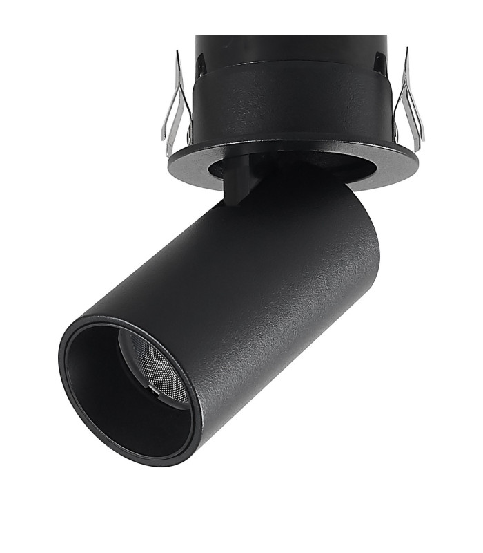 Garda Mini Retractable Recessed Swivel Spotlight 7W 3000K 595lm Black Cut Out: 45mm Driver Included 3yrs Warranty-5