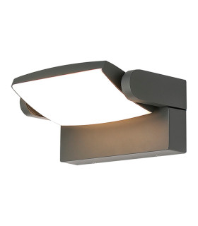 Hood Wall Lamp 12W LED 3000K 1100lm IP65 Dark Grey 3yrs Warranty-1