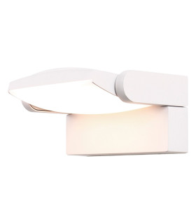 Hood Wall Lamp 12W LED 3000K 1100lm IP65 Matt White 3yrs Warranty-1