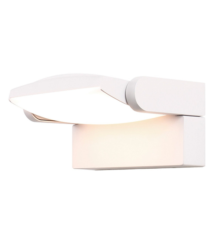 Hood Wall Lamp 12W LED 3000K 1100lm IP65 Matt White 3yrs Warranty-1