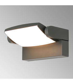 Hood Wall Lamp 12W LED 3000K 1100lm IP65 Dark Grey 3yrs Warranty-2