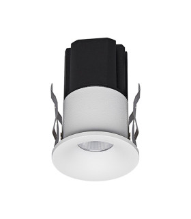 Hurgada IP54 Recessed Spotlight 7W 4000K 571lm White Cut Out 35mm Driver Included 3yrs Warranty-1