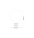 LED Globe 95mm E27 6.5W Warm White 3000K-3