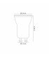 LED Mini Diameter 35mm GU10 (GU11) 4W Warm White 3000K 310lm-3