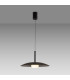 Lidia 40cm Rise And Fall Pendant 12W LED 3000K 1500lm Black 3yrs Warranty-2
