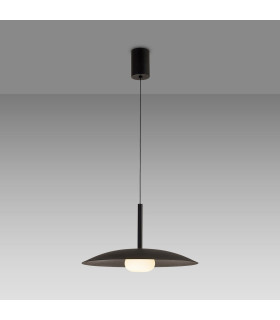 Lidia 40cm Rise And Fall Pendant 12W LED 3000K 1500lm Black 3yrs Warranty-2