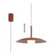 Lidia 40cm Rise And Fall Pendant 12W LED 3000K 1500lm Coffee 3yrs Warranty-1