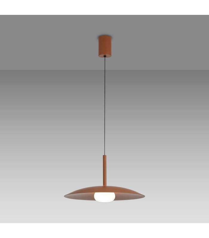 Lidia 40cm Rise And Fall Pendant 12W LED 3000K 1500lm Coffee 3yrs Warranty-2