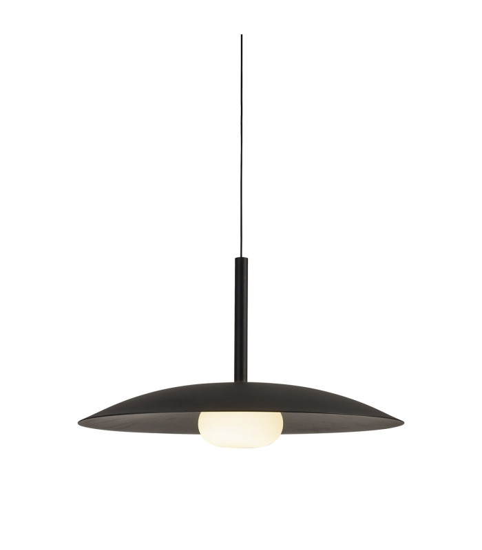 Lidia 40cm Rise And Fall Pendant 12W LED 3000K 1500lm Black 3yrs Warranty-6