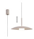 Lidia 40cm Rise And Fall Pendant 12W LED 3000K 1500lm White 3yrs Warranty-1