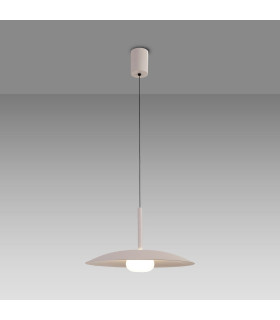 Lidia 40cm Rise And Fall Pendant 12W LED 3000K 1500lm White 3yrs Warranty-2