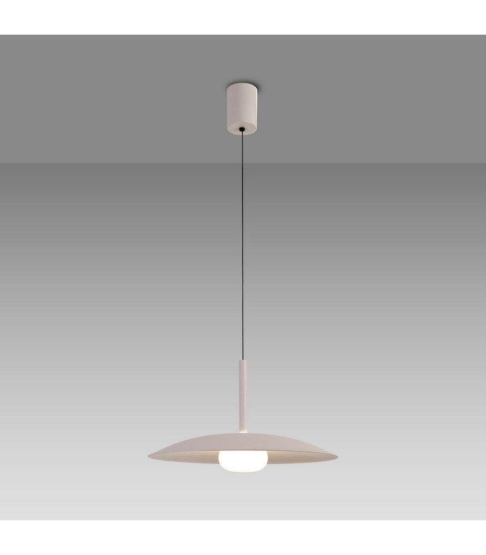 Lidia 40cm Rise And Fall Pendant 12W LED 3000K 1500lm White 3yrs Warranty-2