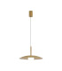 Lidia 40cm Rise And Fall Pendant 12W LED 3000K 1500lm Matt Gold 3yrs Warranty-5