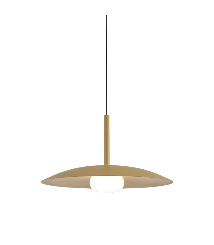 Lidia 40cm Rise And Fall Pendant 12W LED 3000K 1500lm Matt Gold 3yrs Warranty-7