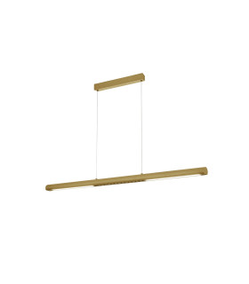 Lineal 1.2m Linear Pendant 24W LED 3000K 2970lm Painted Gold 3yrs Warranty-1