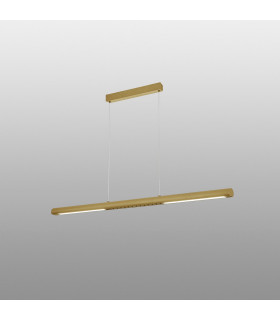 Lineal 1.2m Linear Pendant 24W LED 3000K 2970lm Painted Gold 3yrs Warranty-2