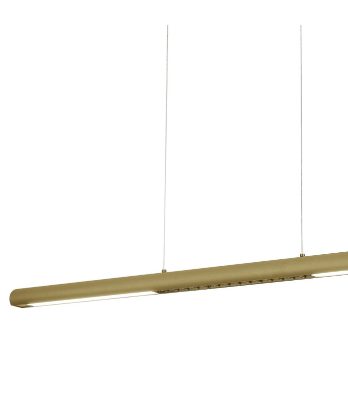 Lineal 1.2m Linear Pendant 24W LED 3000K 2970lm Painted Gold 3yrs Warranty-5