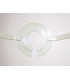 Dual Mount Round Empire, 240, 300 x 200mm Dual Faux Silk Fabric Shade, Nude Beige, Moonlight - 11