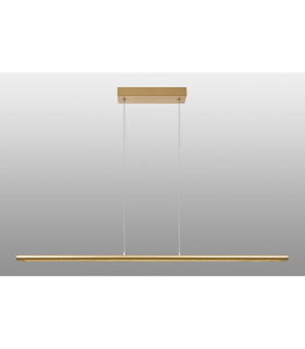 Lineal 1.2m Linear Pendant 38W LED 3000K 5150lm Painted Gold 3yrs Warranty-2