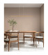 Lineal 1.2m Linear Pendant 38W LED 3000K 5150lm Painted Gold 3yrs Warranty-4
