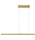 Lineal 1.2m Linear Pendant 38W LED 3000K 5150lm Painted Gold 3yrs Warranty-5