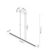 Lineal 1.2m Linear Pendant 38W LED 3000K 5150lm Sand Black 3yrs Warranty-3