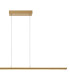 Lineal 1.2m Linear Pendant 38W LED 3000K 5150lm Painted Gold 3yrs Warranty-6