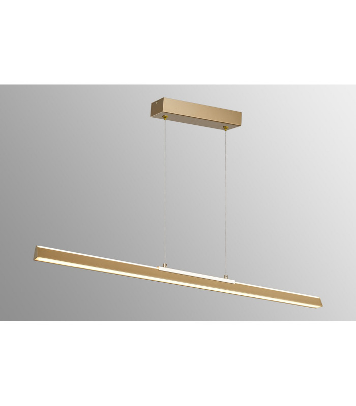 Lineal 1.5m Linear Pendant 54W LED 3000K 6400lm Painted Gold 3yrs Warranty-2