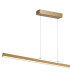 Lineal 1.5m Linear Pendant 54W LED 3000K 6400lm Painted Gold 3yrs Warranty-4