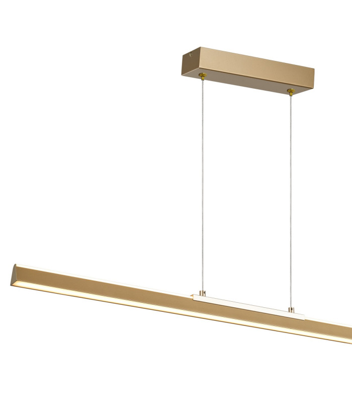 Lineal 1.5m Linear Pendant 54W LED 3000K 6400lm Painted Gold 3yrs Warranty-4