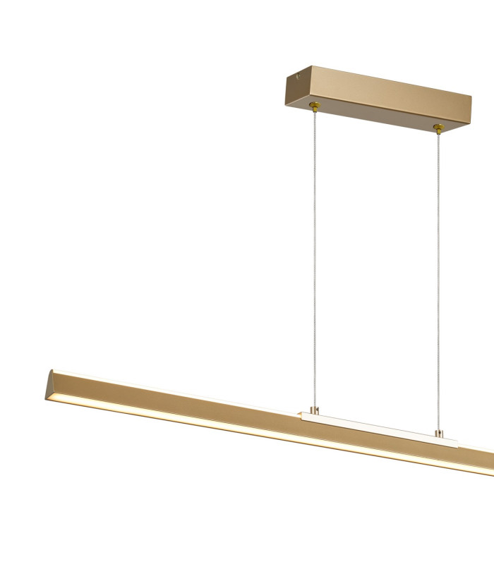 Lineal 90cm Linear Pendant 36W LED 3000K 4550lm Painted Gold 3yrs Warranty-4