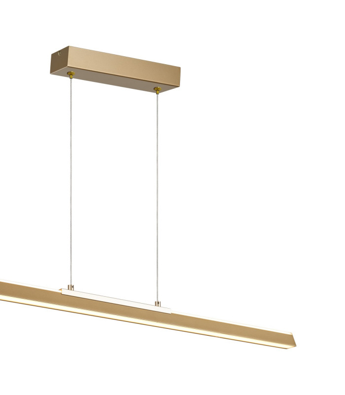 Lineal 90cm Linear Pendant 36W LED 3000K 4550lm Painted Gold 3yrs Warranty-5