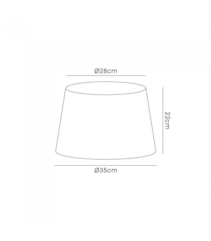 Dual Mount Round Empire, 280, 350 x 220mm Dual Faux Silk Fabric Shade, Nude Beige, Moonlight - 3