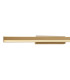 Lineal 60cm Linear Wall/Ceiling Light 22W LED 3000K 3050lm Painted Gold 3yrs Warranty-6