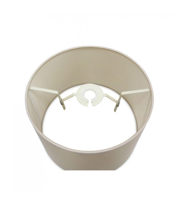 Dual Mount Round Empire, 280, 350 x 220mm Dual Faux Silk Fabric Shade, Nude Beige, Moonlight - 5