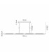 Meca Linear Pendant 35W LED 4000K 3200lm Black 3yrs Warranty-3