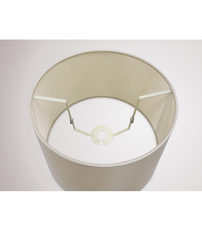 Dual Mount Round Empire, 280, 350 x 220mm Dual Faux Silk Fabric Shade, Nude Beige, Moonlight - 9
