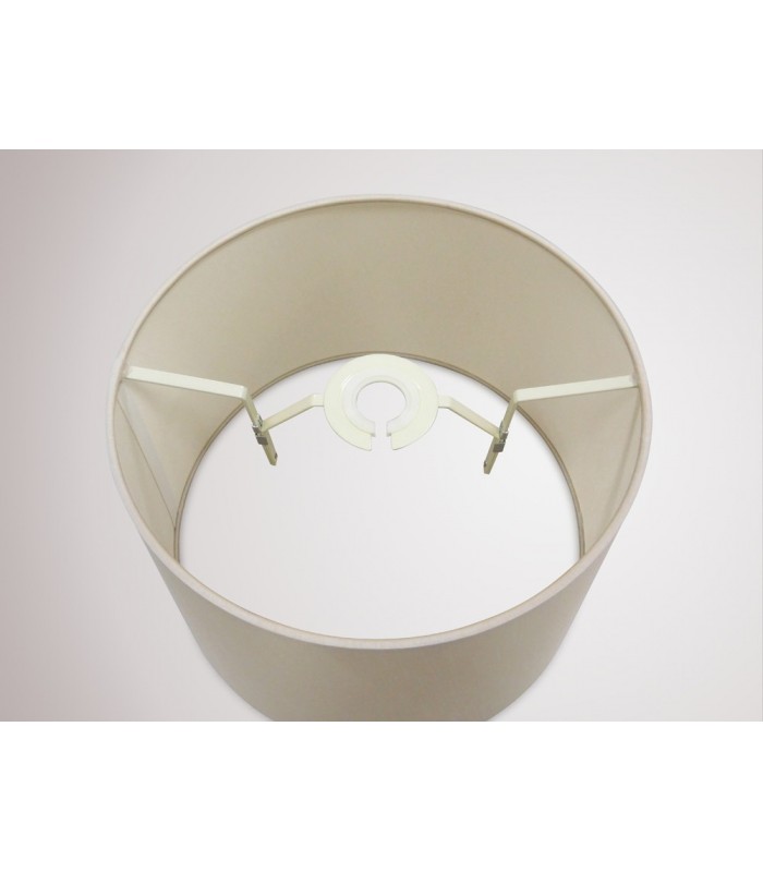 Dual Mount Round Empire, 280, 350 x 220mm Dual Faux Silk Fabric Shade, Nude Beige, Moonlight - 10