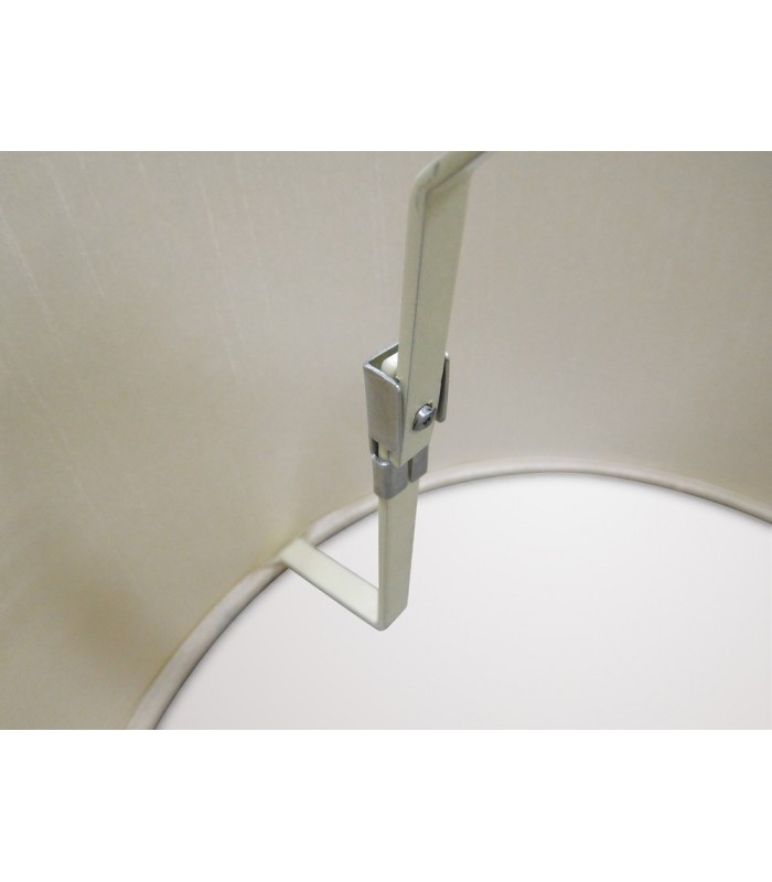 Dual Mount Round Empire, 280, 350 x 220mm Dual Faux Silk Fabric Shade, Nude Beige, Moonlight - 12