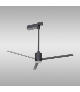 Monkey Ceiling Light With 12W DC Fan Black 5yrs Warranty-2