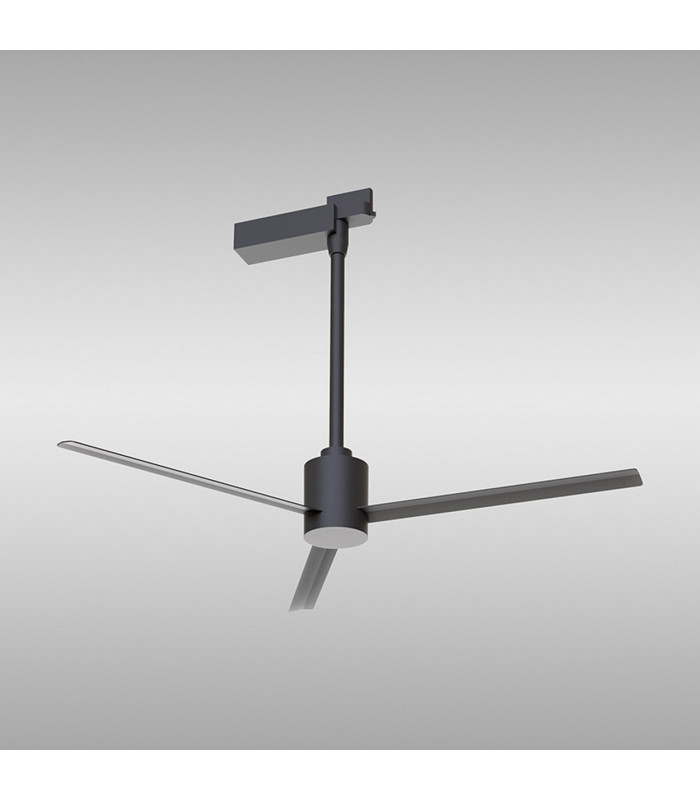 Monkey Ceiling Light With 12W DC Fan Black 5yrs Warranty-2