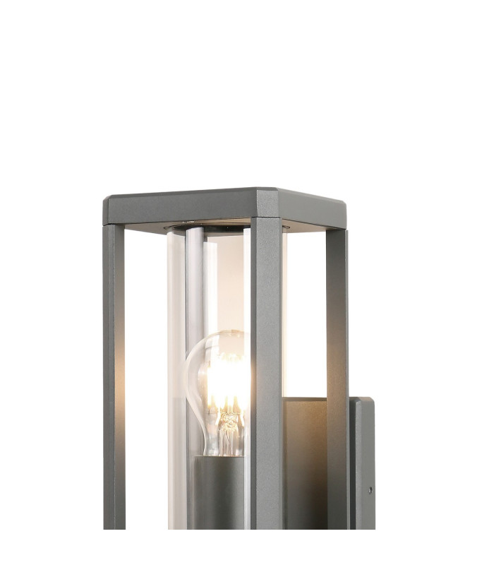 Nevada Wall Lamp 1 x E27 IP65 Dark Grey 2yrs Warranty-4