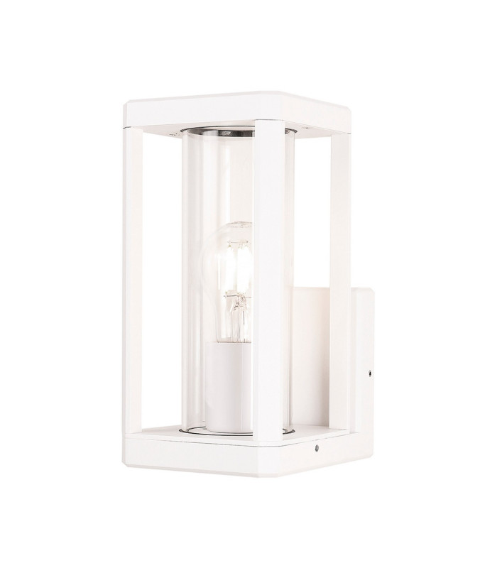 Nevada Wall Lamp 1 x E27 IP65 Matt White 2yrs Warranty-1