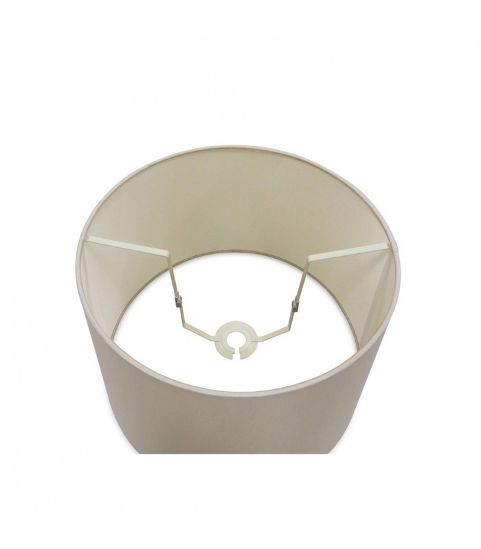 Dual Mount Round Empire, 320, 400 x 260mm Dual Faux Silk Fabric Shade, Nude Beige, Moonlight - 4
