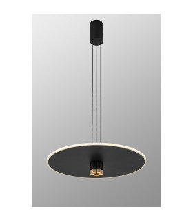Nomada 58cm Pendant 42W LED 3000K 1500lm Sand Black/Painted Gold 3yrs Warranty-2