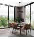 Nomada 58cm Pendant 42W LED 3000K 1500lm Sand Black/Painted Gold 3yrs Warranty-4