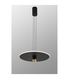 Nomada 48cm Pendant 33W LED 3000K 1000lm Sand Black/Painted Gold 3yrs Warranty-2