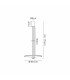 Nomada 48cm Pendant 33W LED 3000K 1000lm Sand Black/Painted Gold 3yrs Warranty-3