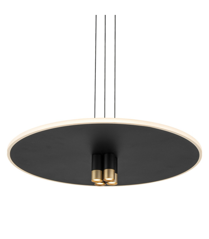 Nomada 48cm Pendant 33W LED 3000K 1000lm Sand Black/Painted Gold 3yrs Warranty-6