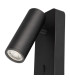 Notte Wall Lamp Switched 1 x 35mm GU10 (GU11) (Not Included) Black-4